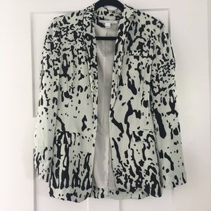 DVF silk blazer